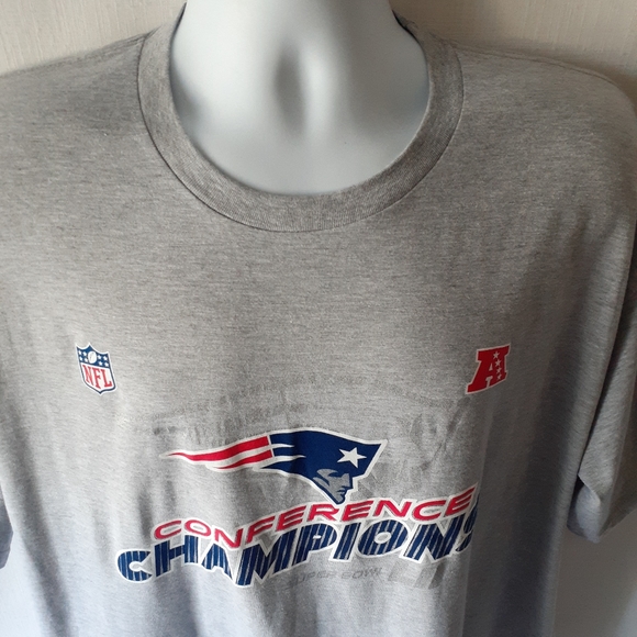 New England Patriots men's gray short-sleeve graphic t-shirt size 3XL - Picture 3 of 8